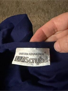 Uniform Advantage Navy Short Sleeve V-Neck Scrub Top